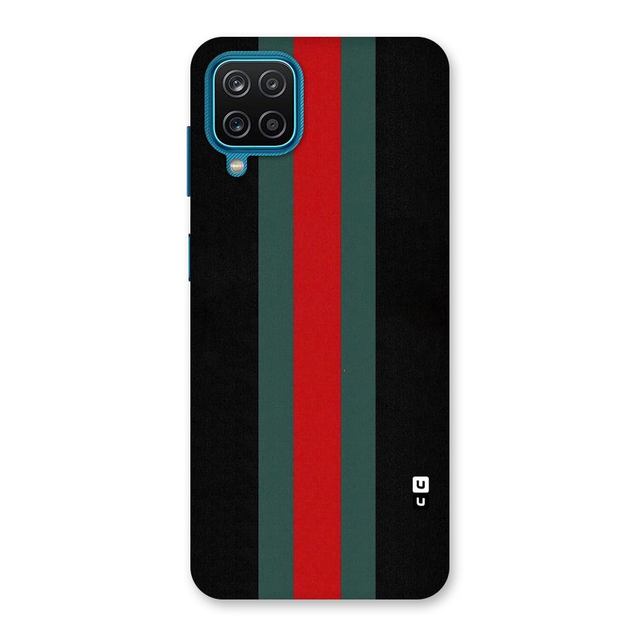Basic Colored Stripes Back Case for Galaxy F12