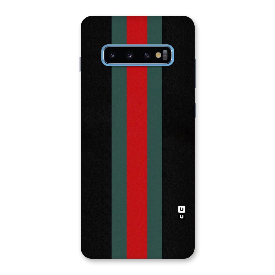 Basic Colored Stripes Back Case for Galaxy S10 Plus