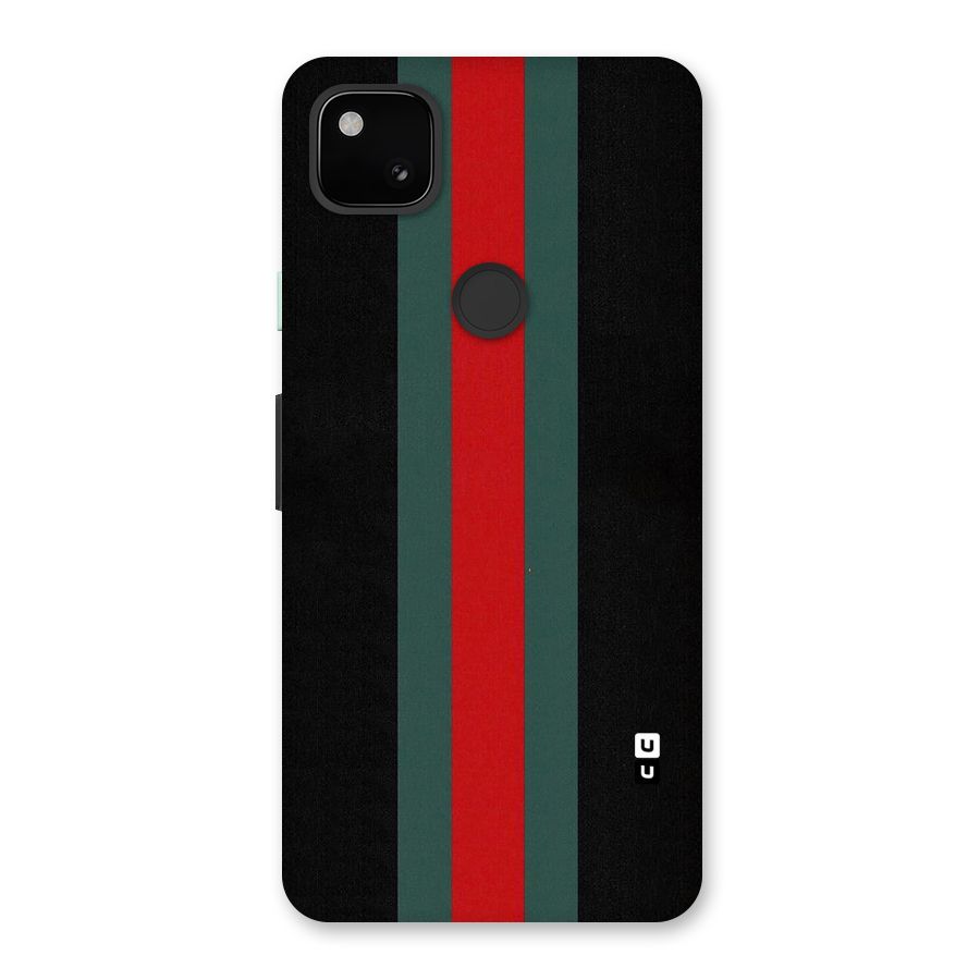 Basic Colored Stripes Back Case for Google Pixel 4a