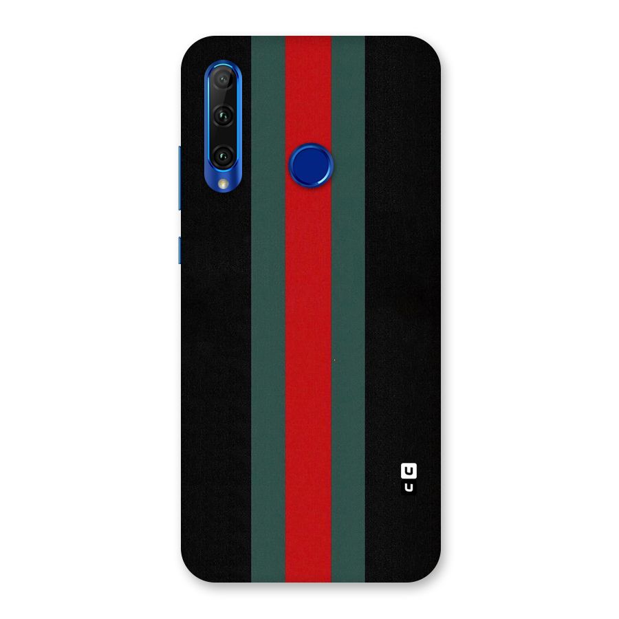 Basic Colored Stripes Back Case for Honor 20i