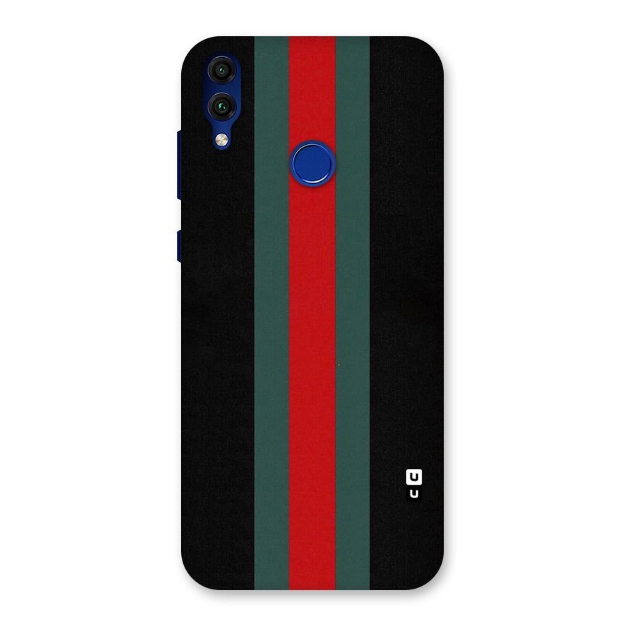 Basic Colored Stripes Back Case for Honor 8C