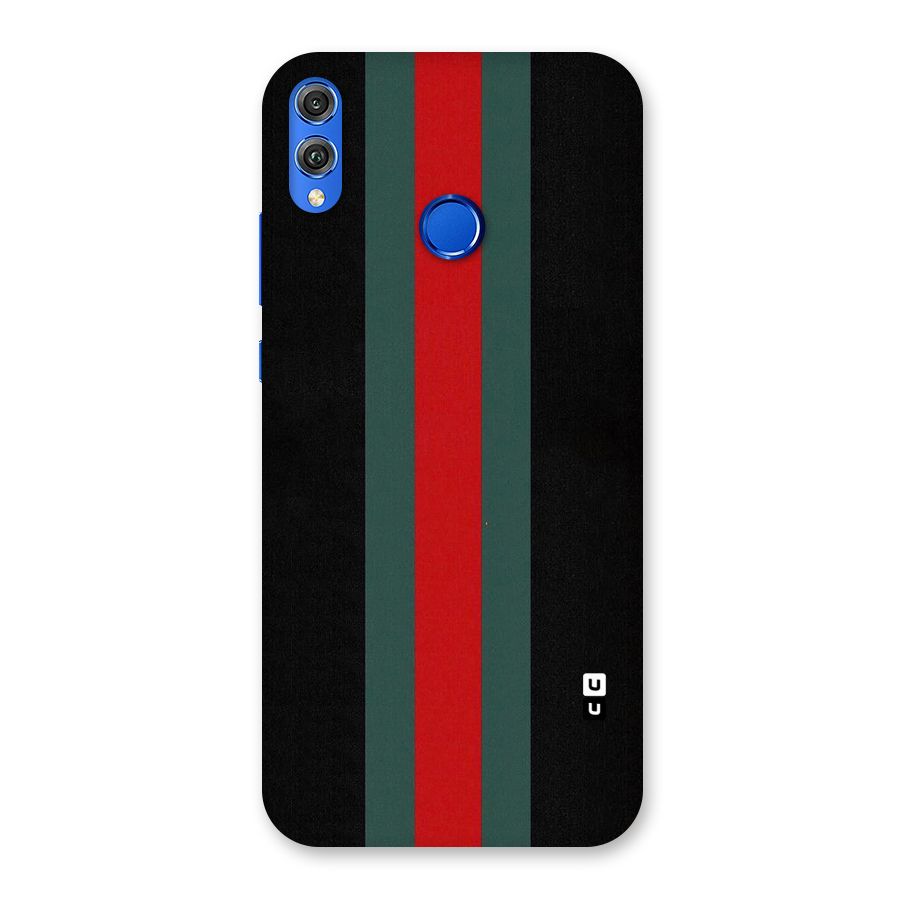 Basic Colored Stripes Back Case for Honor 8X
