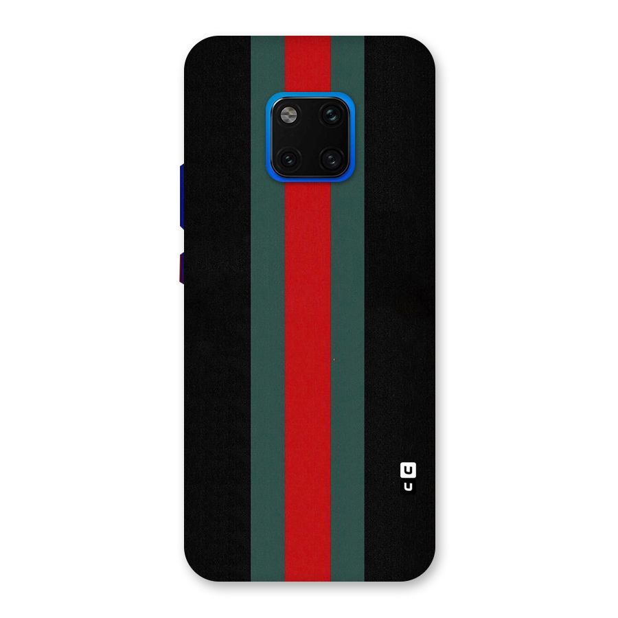 Basic Colored Stripes Back Case for Huawei Mate 20 Pro