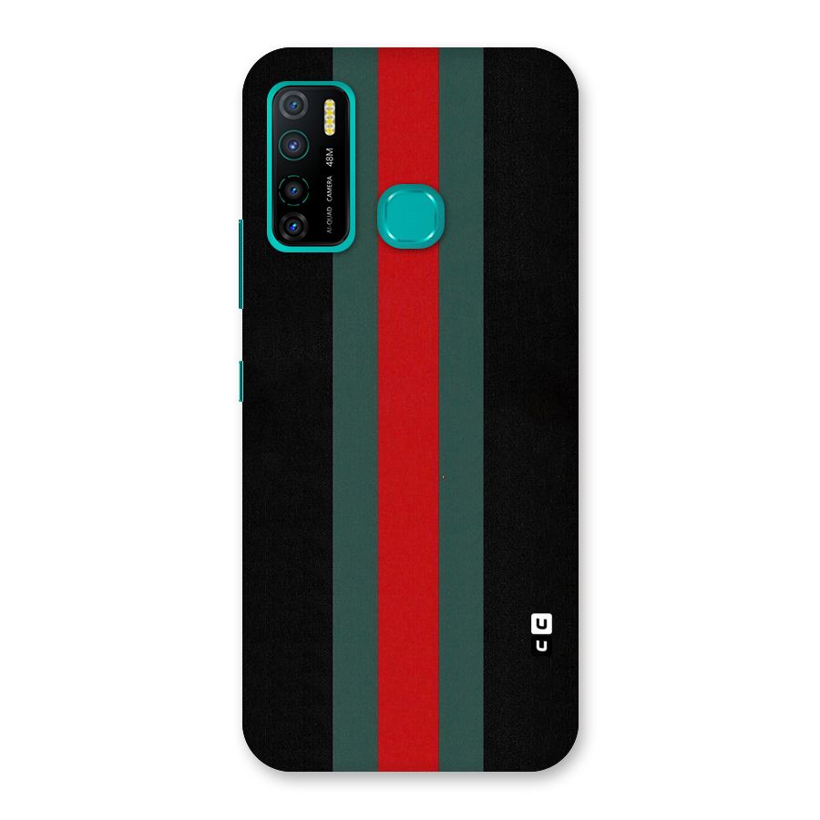 Basic Colored Stripes Back Case for Infinix Hot 9 Pro