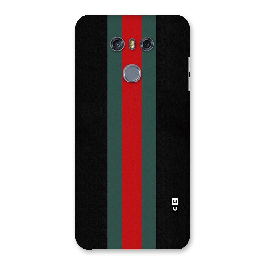 Basic Colored Stripes Back Case for LG G6
