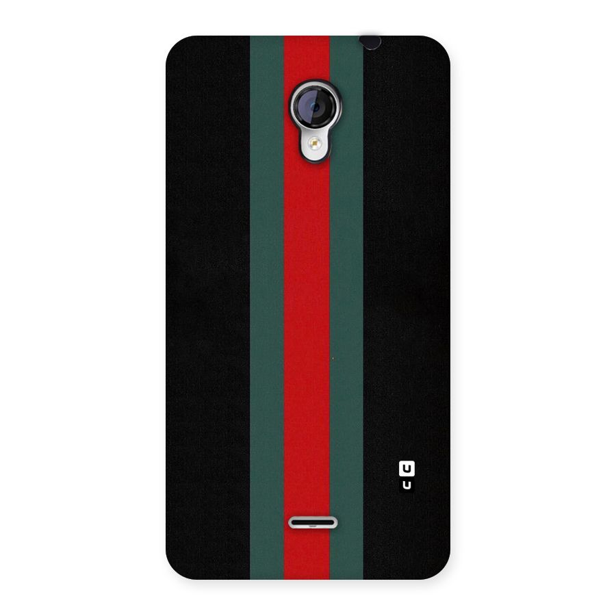 Basic Colored Stripes Back Case for Micromax Unite 2 A106