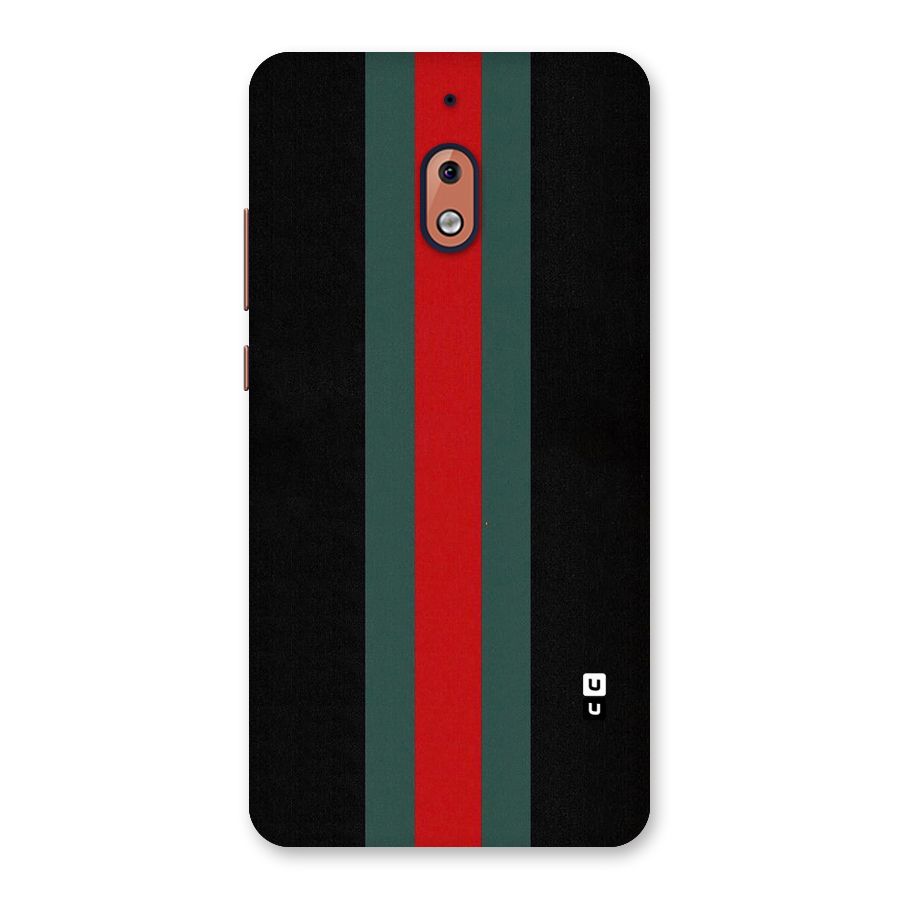 Basic Colored Stripes Back Case for Nokia 2.1