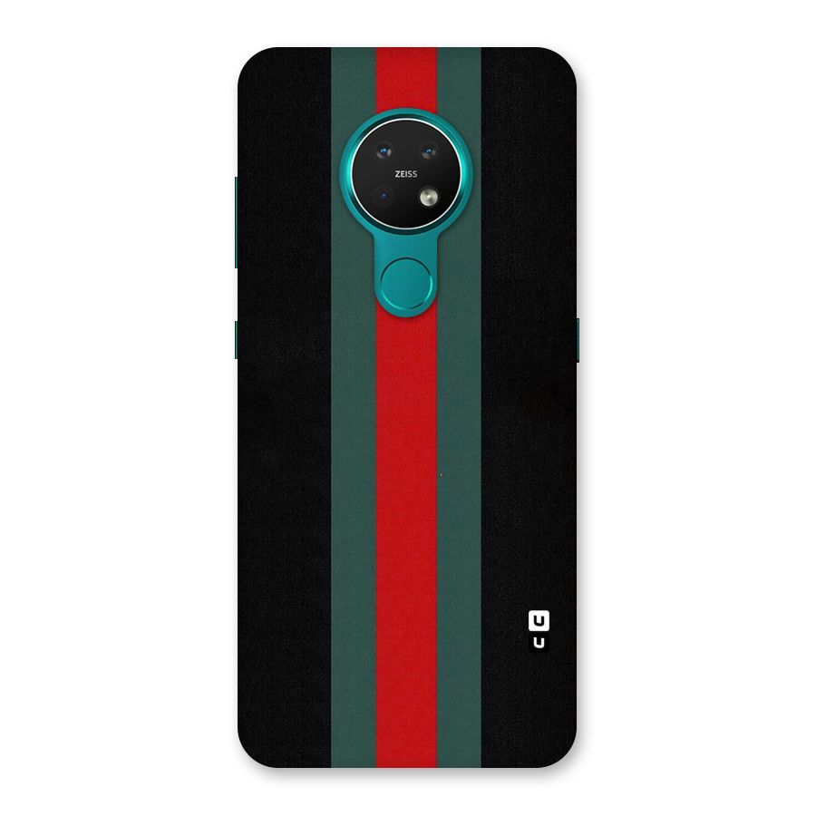 Basic Colored Stripes Back Case for Nokia 7.2