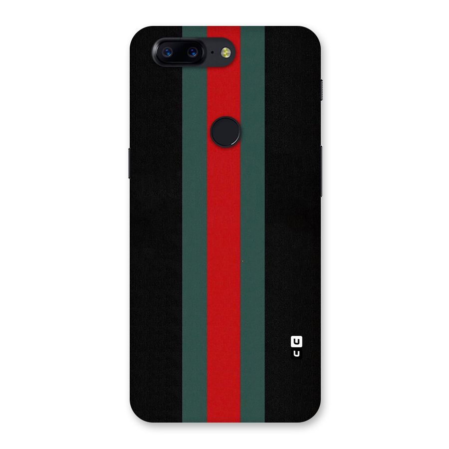 Basic Colored Stripes Back Case for OnePlus 5T