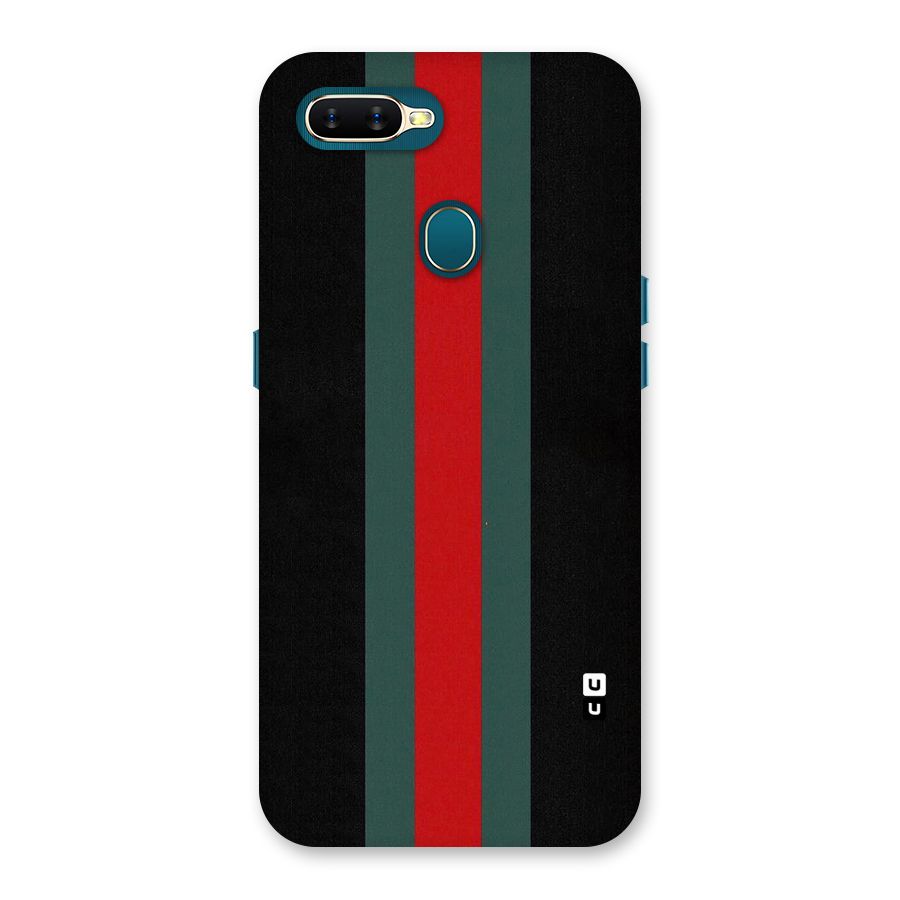 Basic Colored Stripes Back Case for Oppo A12s