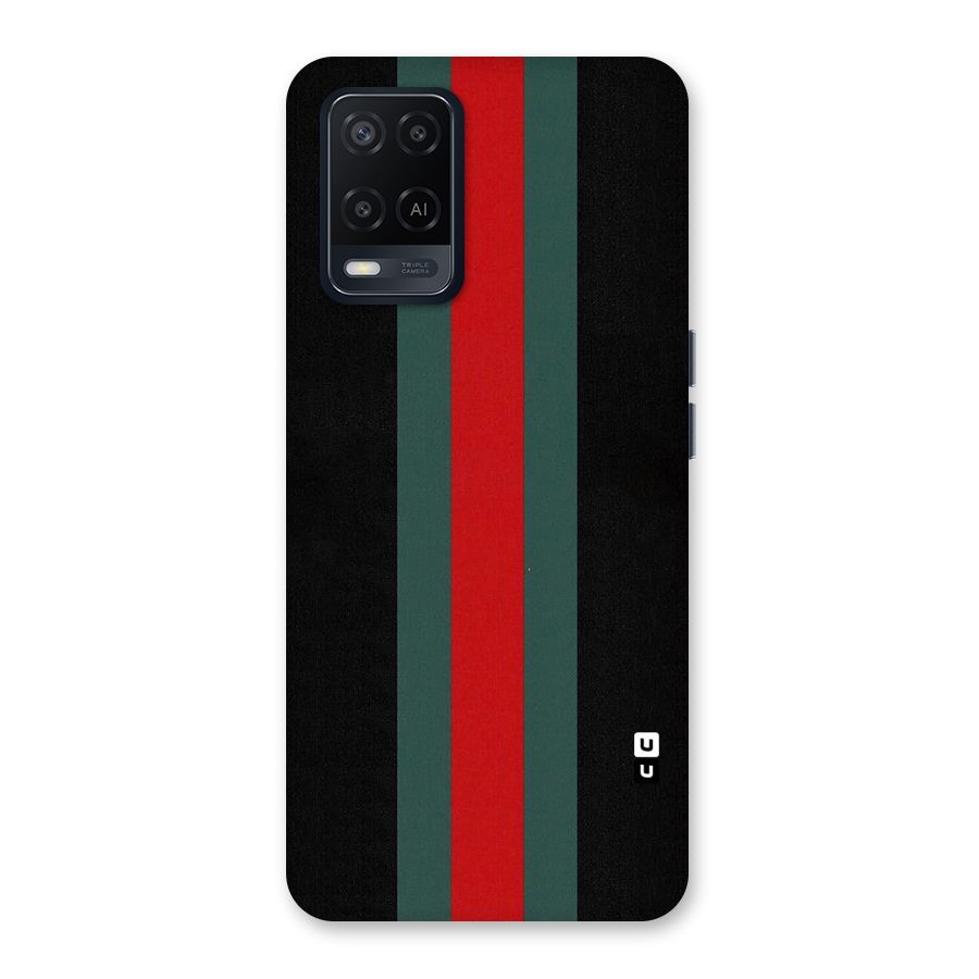 Basic Colored Stripes Back Case for Oppo A54