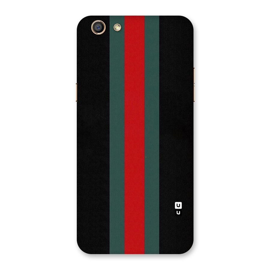 Basic Colored Stripes Back Case for Oppo F3