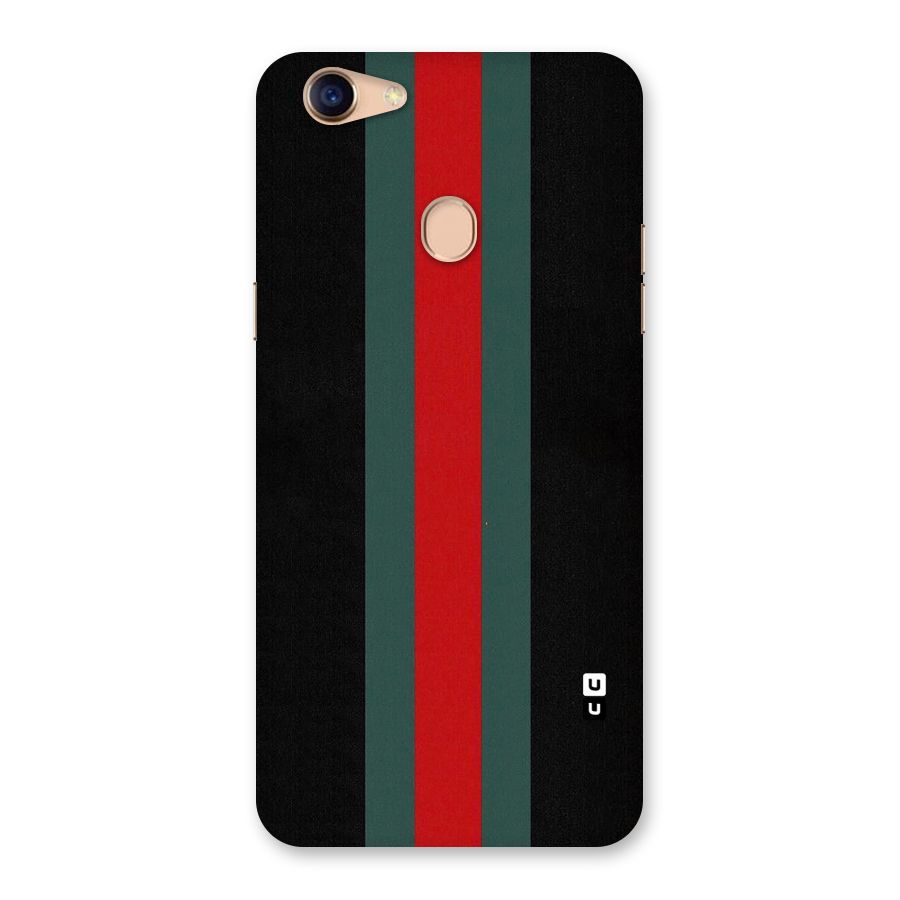 Basic Colored Stripes Back Case for Oppo F5