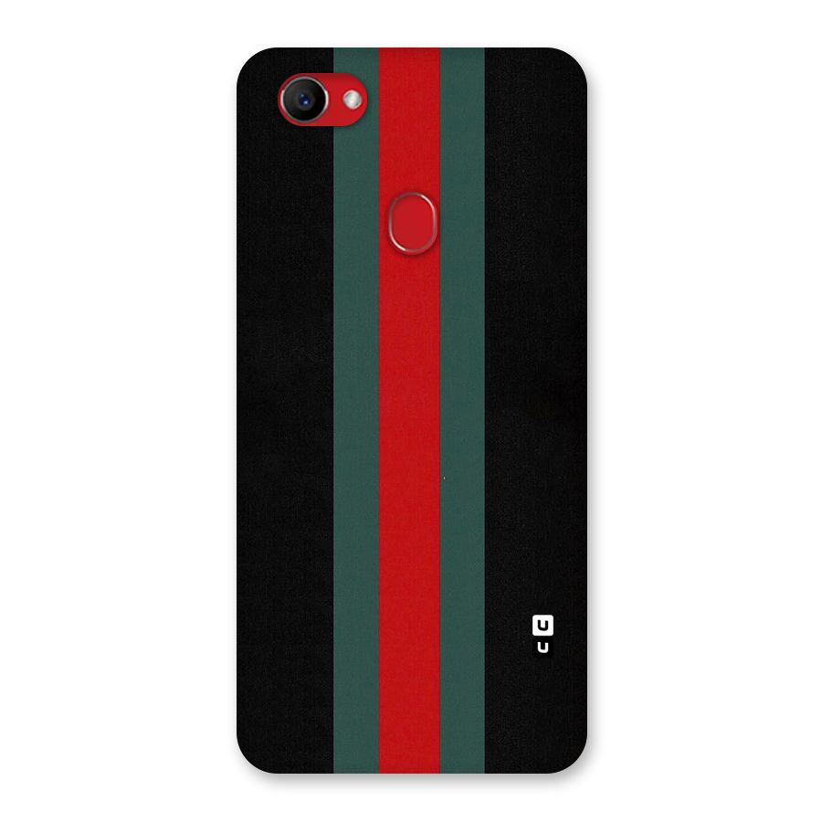 Basic Colored Stripes Back Case for Oppo F7