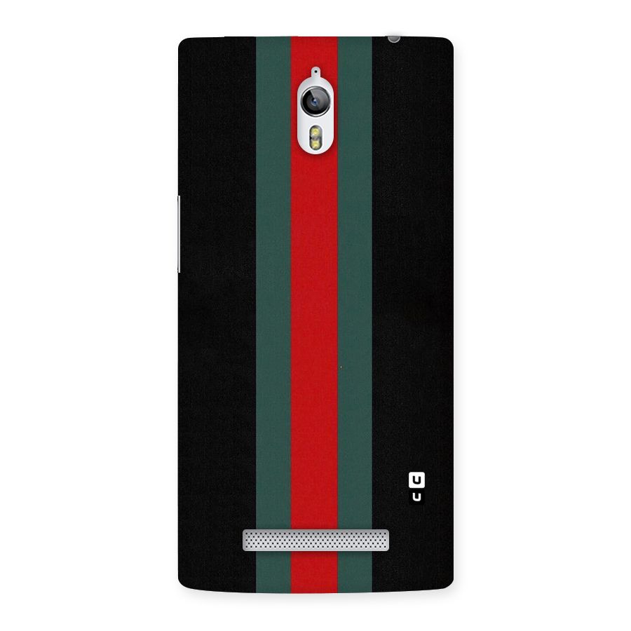 Basic Colored Stripes Back Case for Oppo Find 7