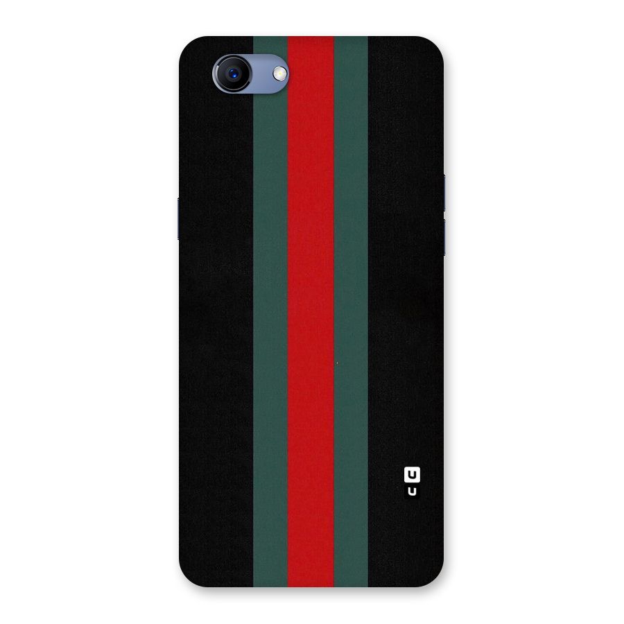 Basic Colored Stripes Back Case for Oppo Realme 1