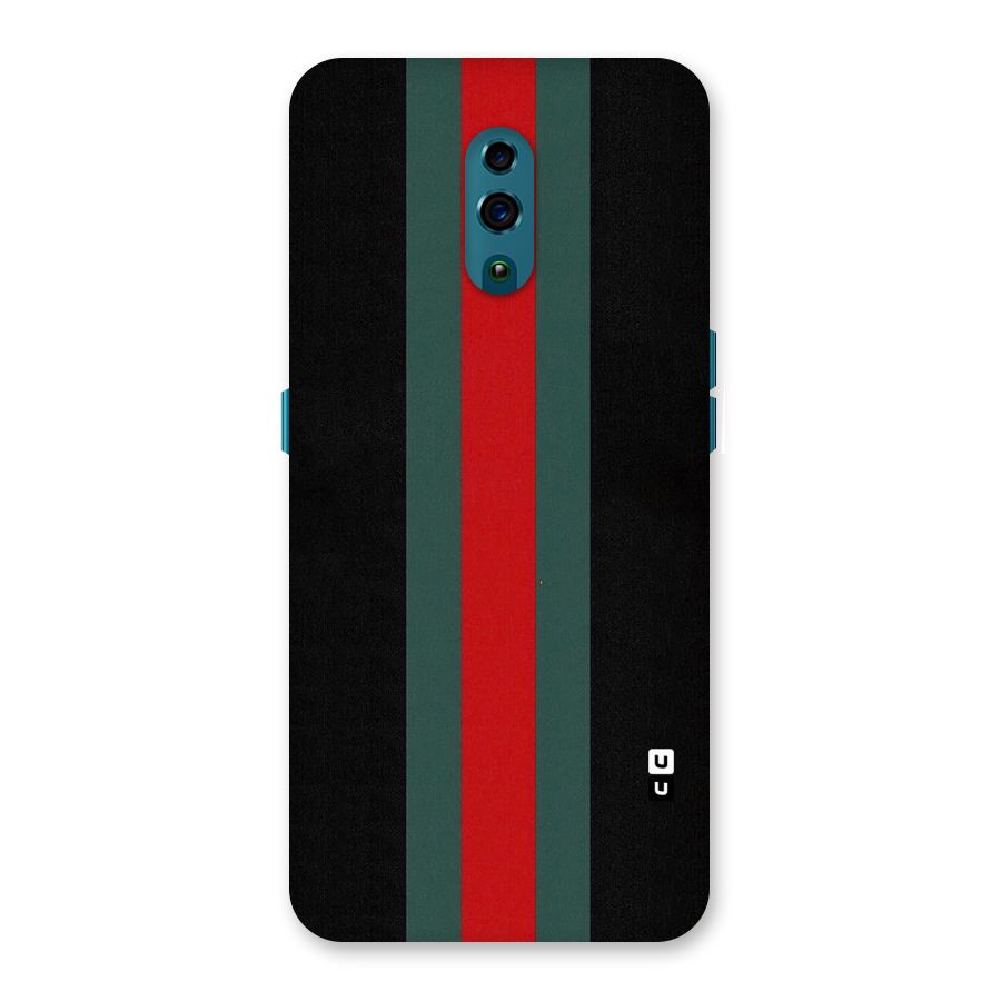 Basic Colored Stripes Back Case for Oppo Reno