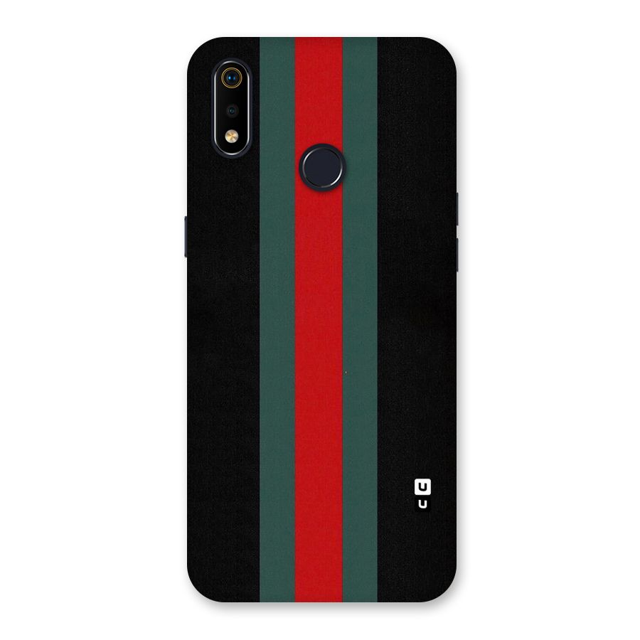 Basic Colored Stripes Back Case for Realme 3i