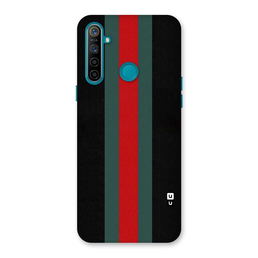 Basic Colored Stripes Back Case for Realme 5i