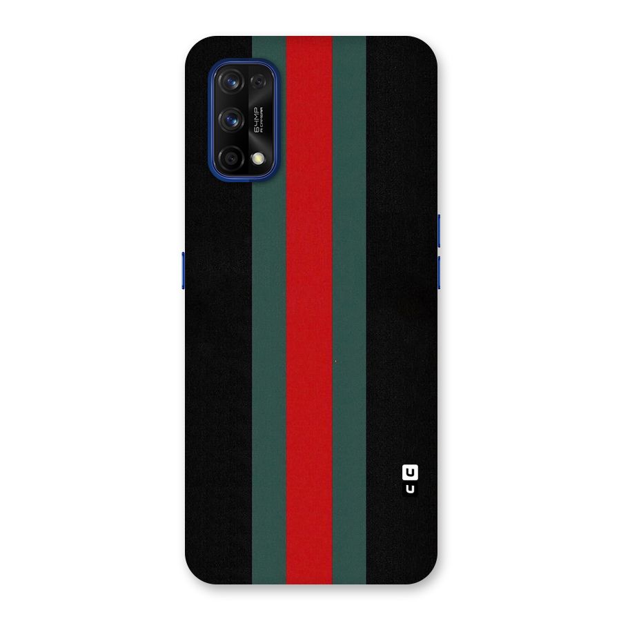 Basic Colored Stripes Back Case for Realme 7 Pro