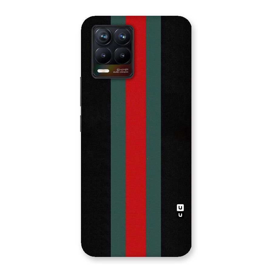 Basic Colored Stripes Back Case for Realme 8