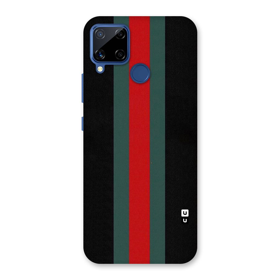 Basic Colored Stripes Back Case for Realme C12