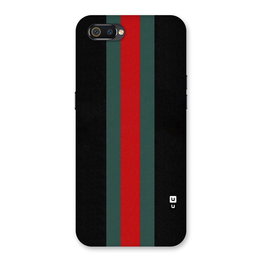 Basic Colored Stripes Back Case for Realme C2