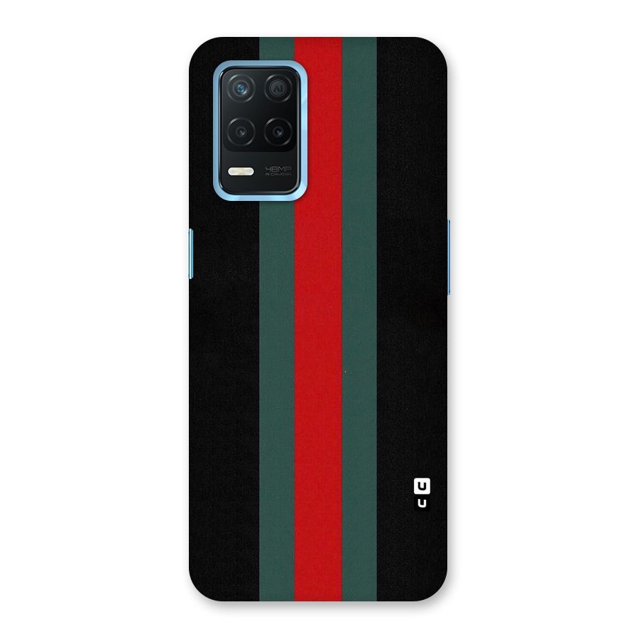 Basic Colored Stripes Back Case for Realme Narzo 30 5G