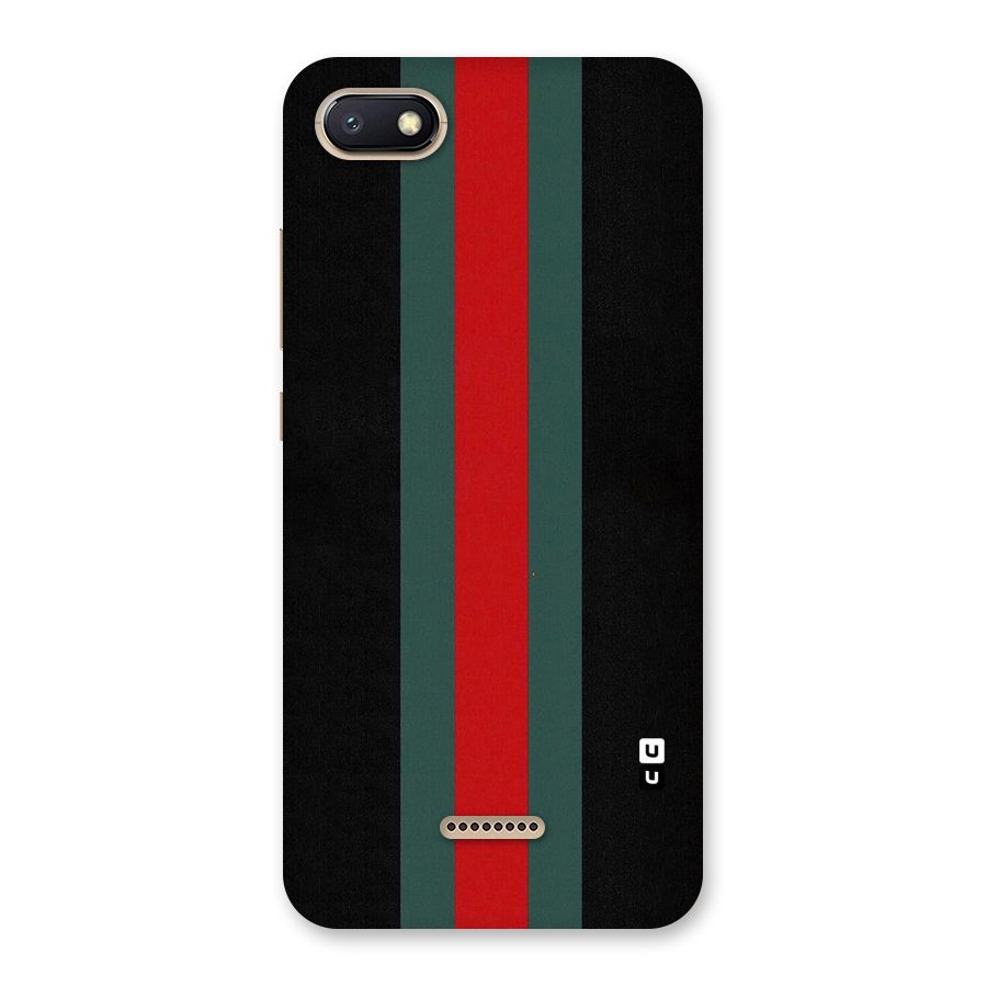 Basic Colored Stripes Back Case for Redmi 6A