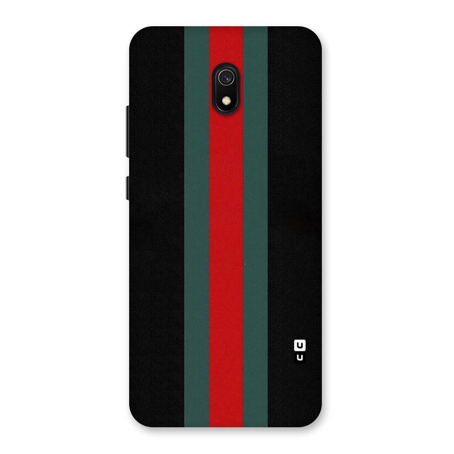 Basic Colored Stripes Back Case for Redmi 8A