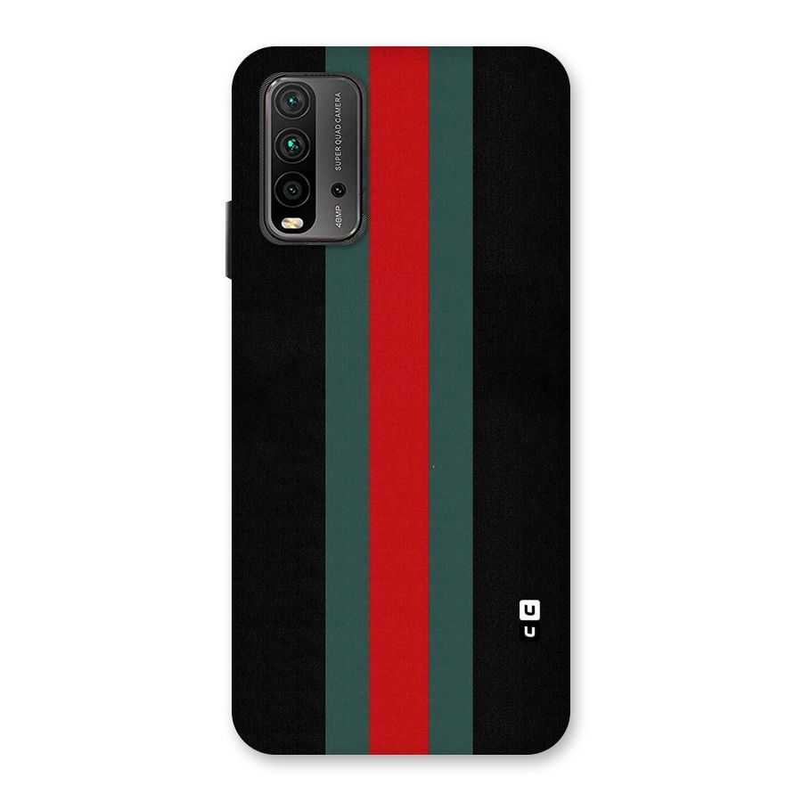 Basic Colored Stripes Back Case for Redmi 9 Power