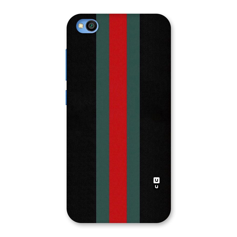 Basic Colored Stripes Back Case for Redmi Go