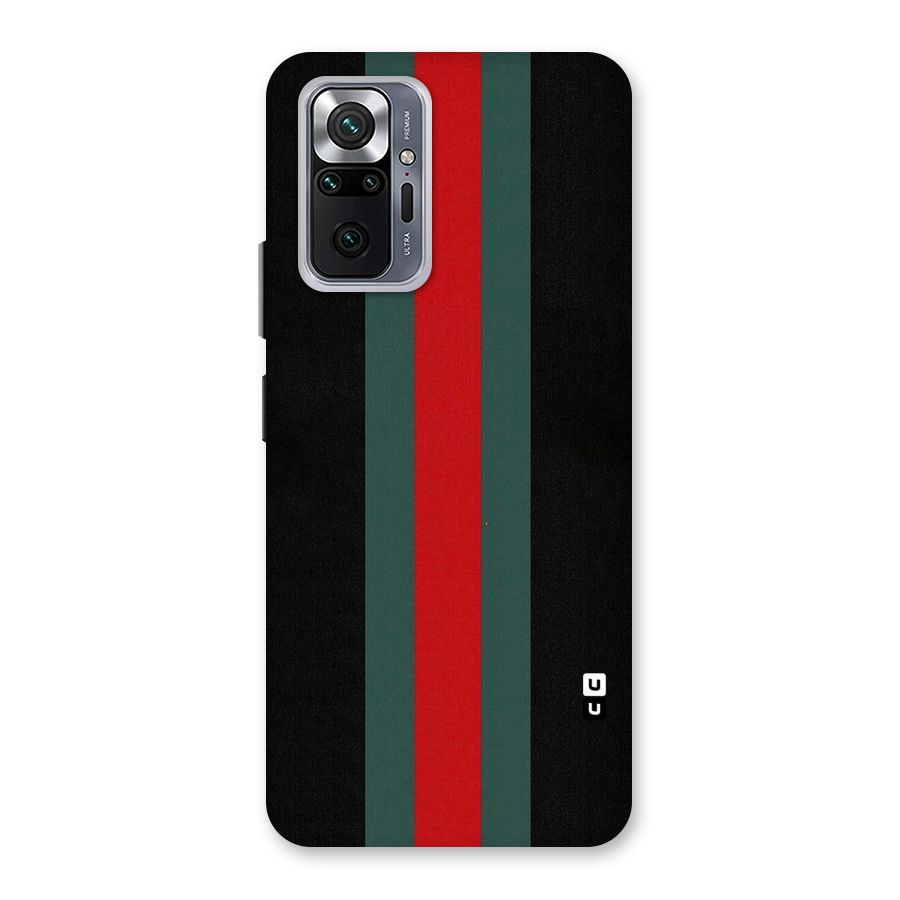 Basic Colored Stripes Back Case for Redmi Note 10 Pro Max