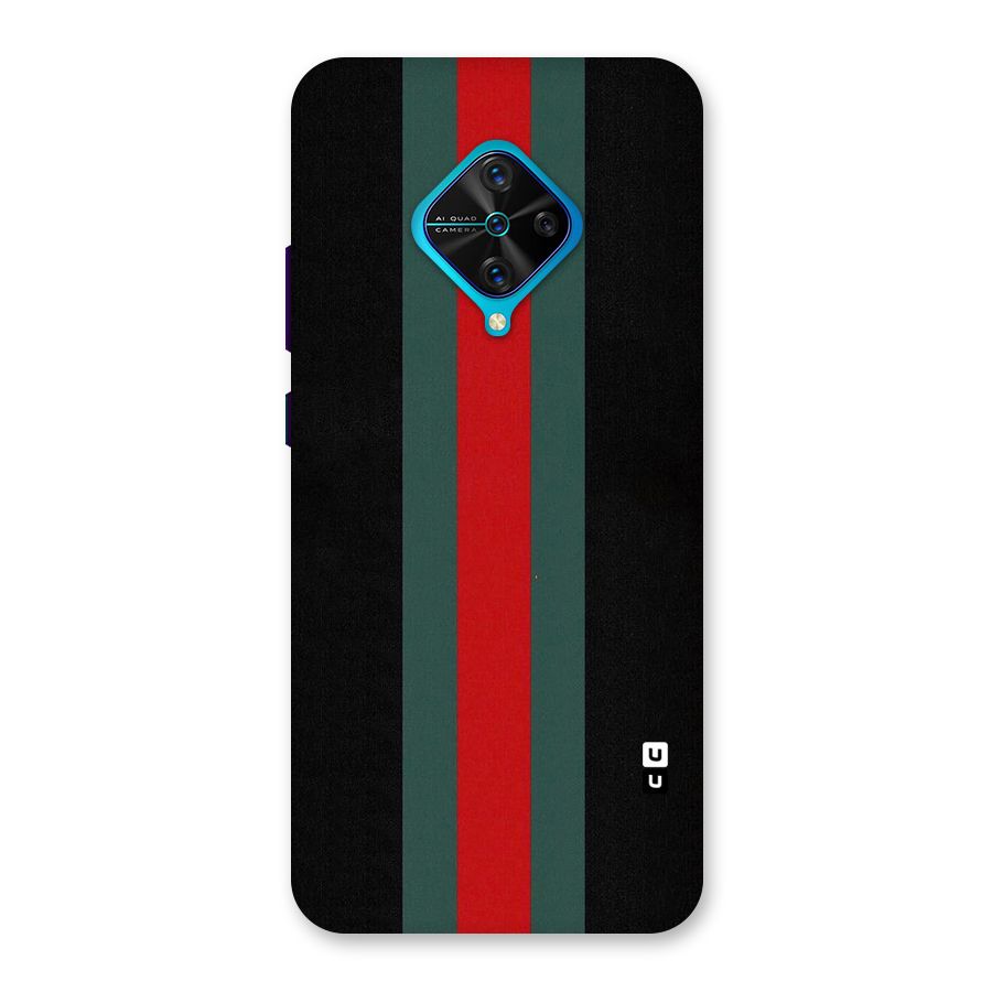 Basic Colored Stripes Back Case for Vivo S1 Pro