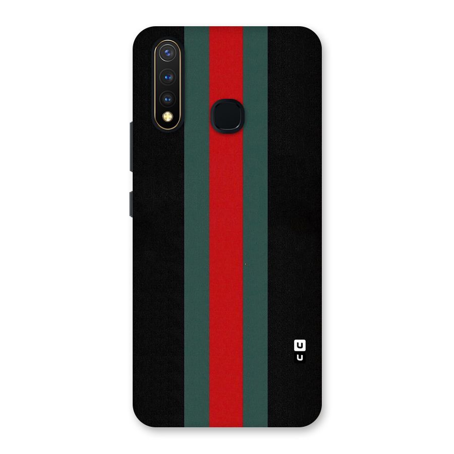 Basic Colored Stripes Back Case for Vivo U20