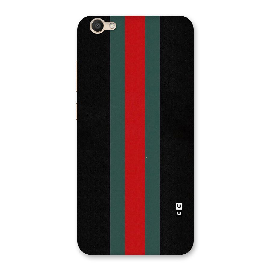 Basic Colored Stripes Back Case for Vivo V5