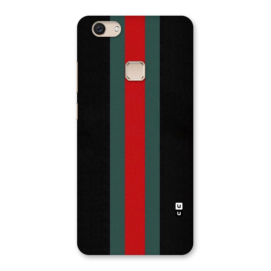 Basic Colored Stripes Back Case for Vivo V7