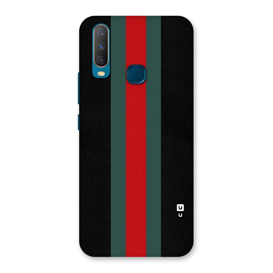Basic Colored Stripes Back Case for Vivo Y15
