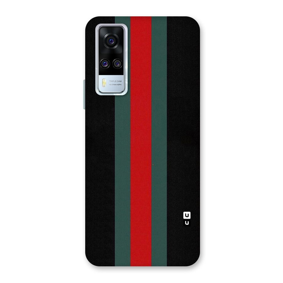 Basic Colored Stripes Back Case for Vivo Y51
