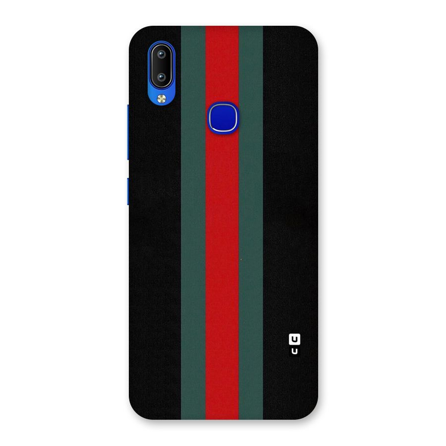 Basic Colored Stripes Back Case for Vivo Y91