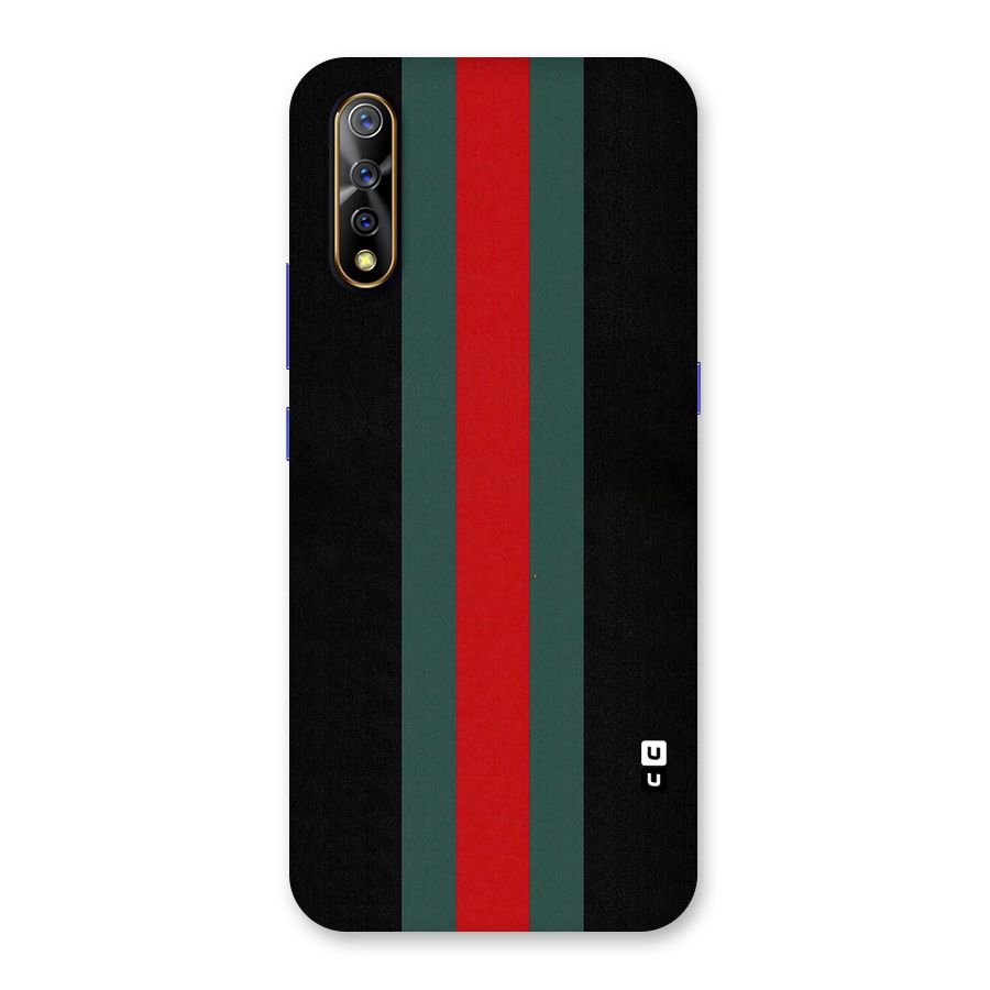 Basic Colored Stripes Back Case for Vivo Z1x
