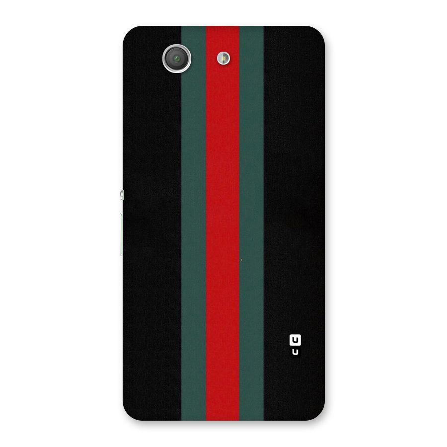 Basic Colored Stripes Back Case for Xperia Z3 Compact