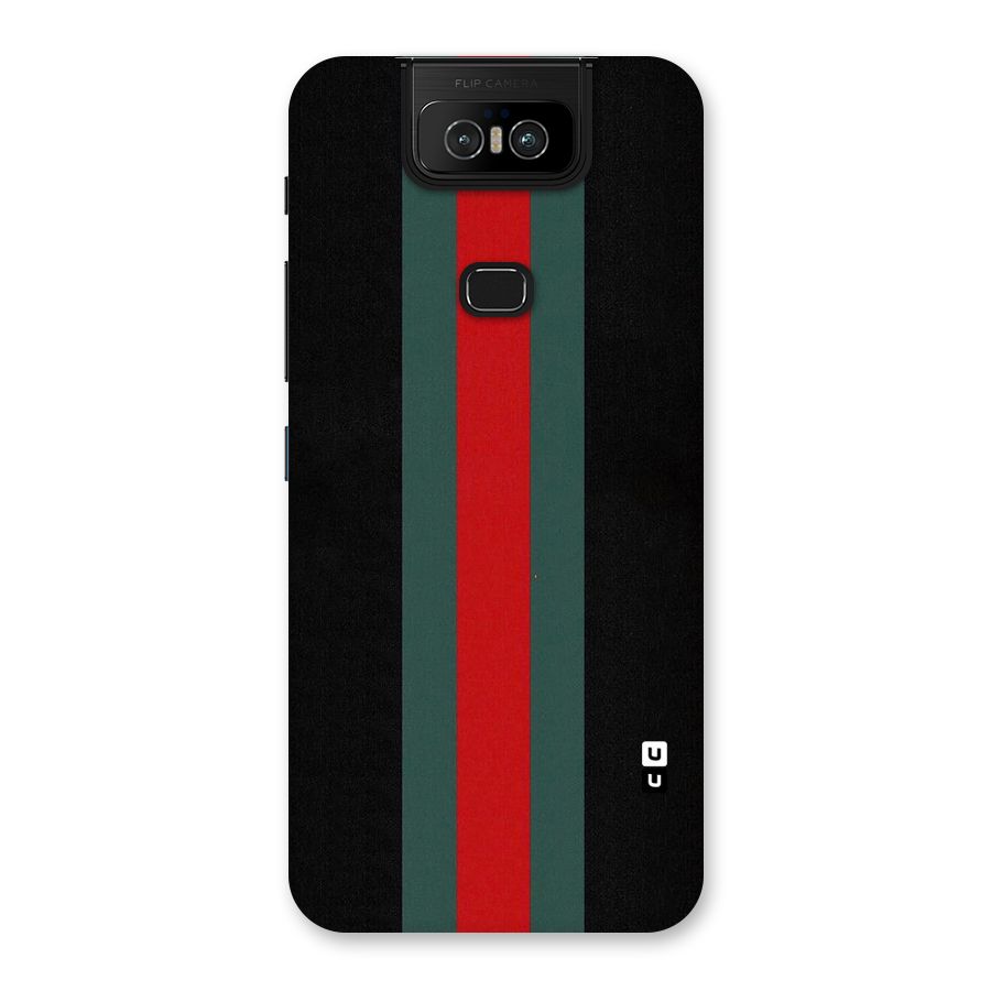 Basic Colored Stripes Back Case for Zenfone 6z