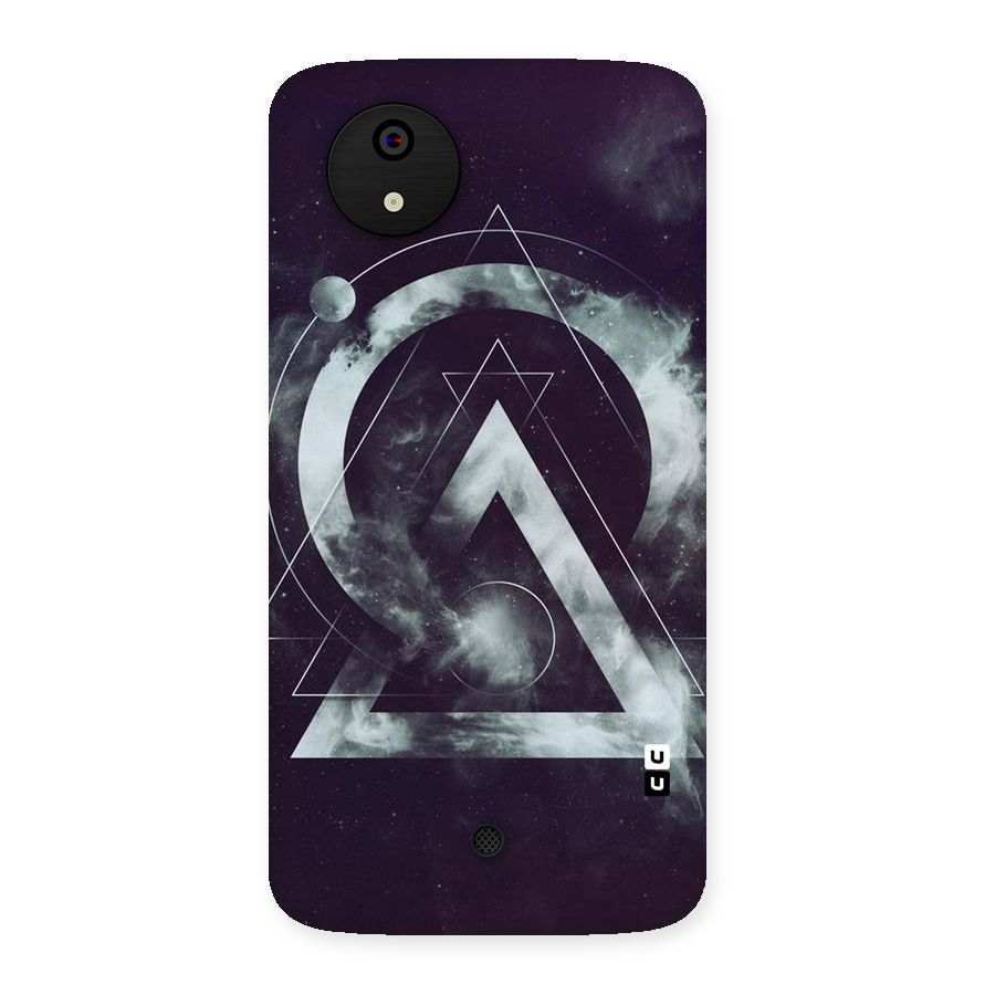 Basic Galaxy Shape Back Case for Micromax Canvas A1