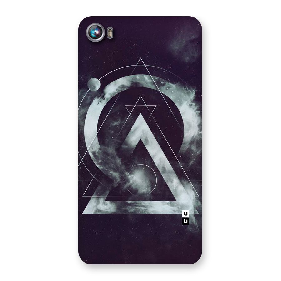 Basic Galaxy Shape Back Case for Micromax Canvas Fire 4 A107