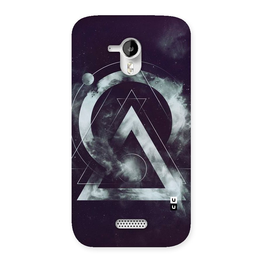 Basic Galaxy Shape Back Case for Micromax Canvas HD A116