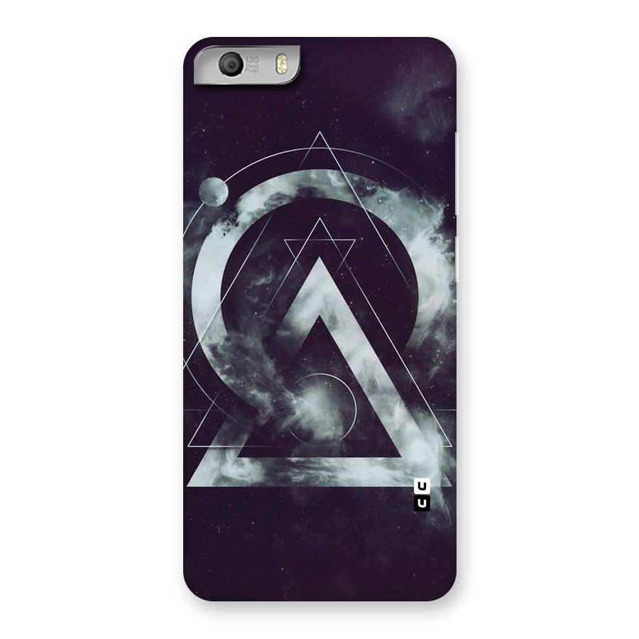 Basic Galaxy Shape Back Case for Micromax Canvas Knight 2