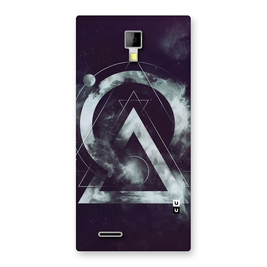 Basic Galaxy Shape Back Case for Micromax Canvas Xpress A99