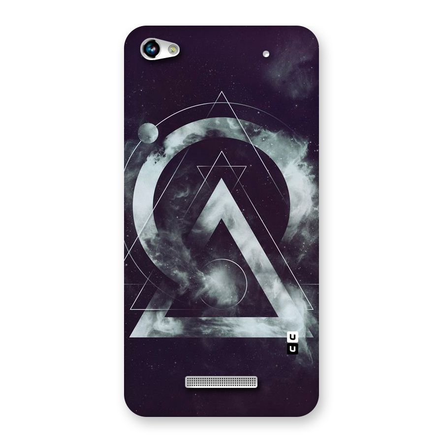 Basic Galaxy Shape Back Case for Micromax Hue 2