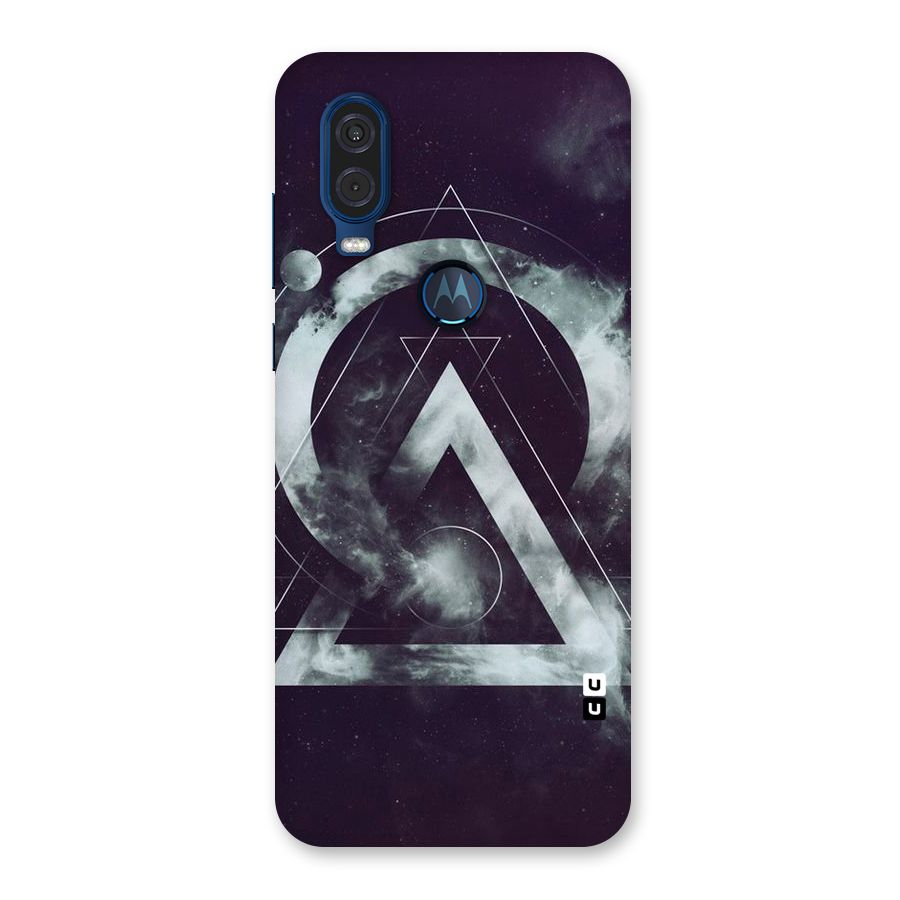Basic Galaxy Shape Back Case for Motorola One Vision